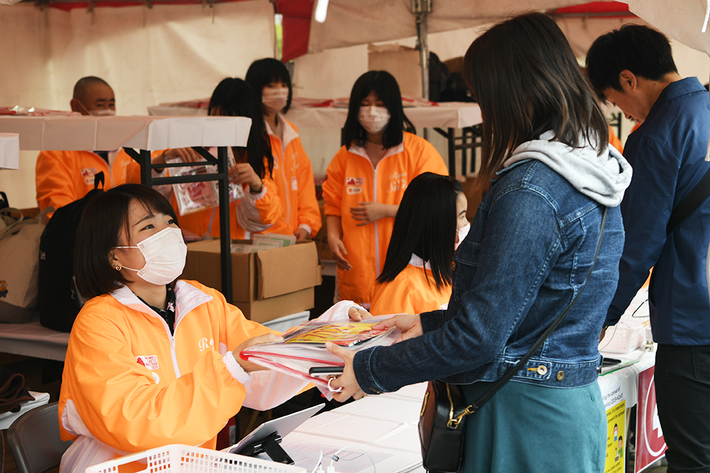 活動内容:ランナー受付